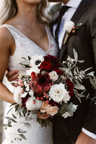 winter wedding bouquets ideas