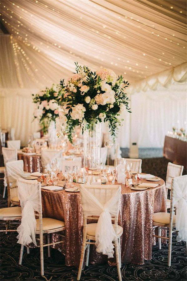 Awesome Glitter Wedding Table Runner Ideas to Inspire