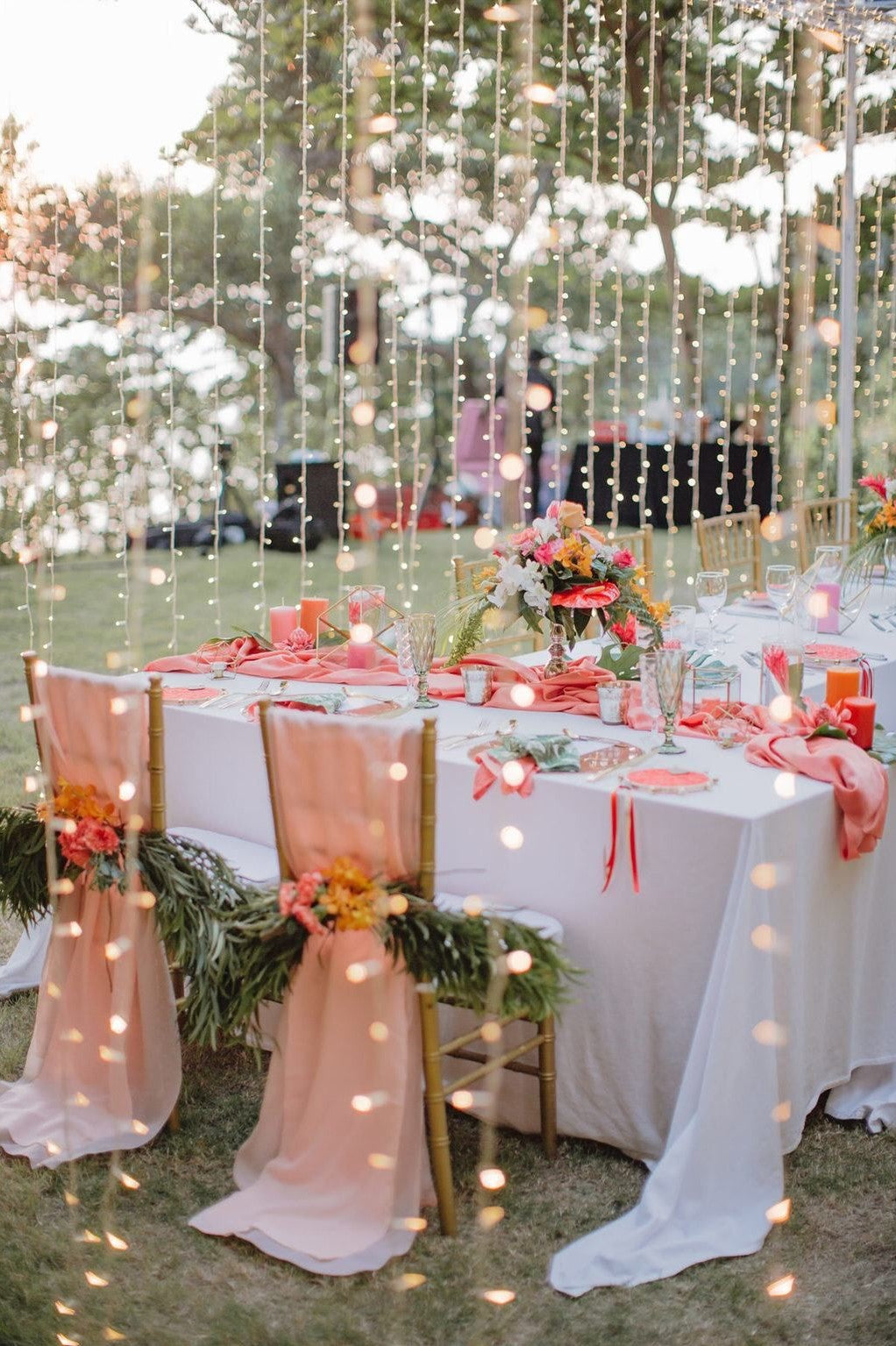 Creative Coral Wedding Decoration Ideas 