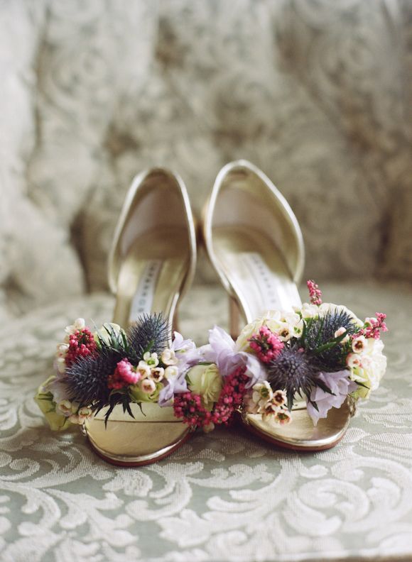 Floral Wedding Shoes Ideas to Inspire