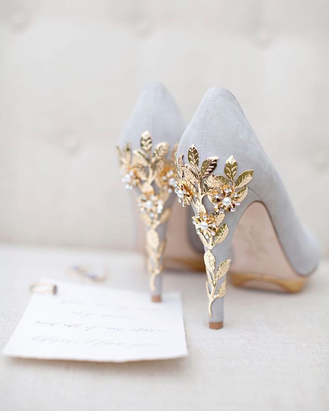 Floral Wedding Shoes Ideas to Inspire