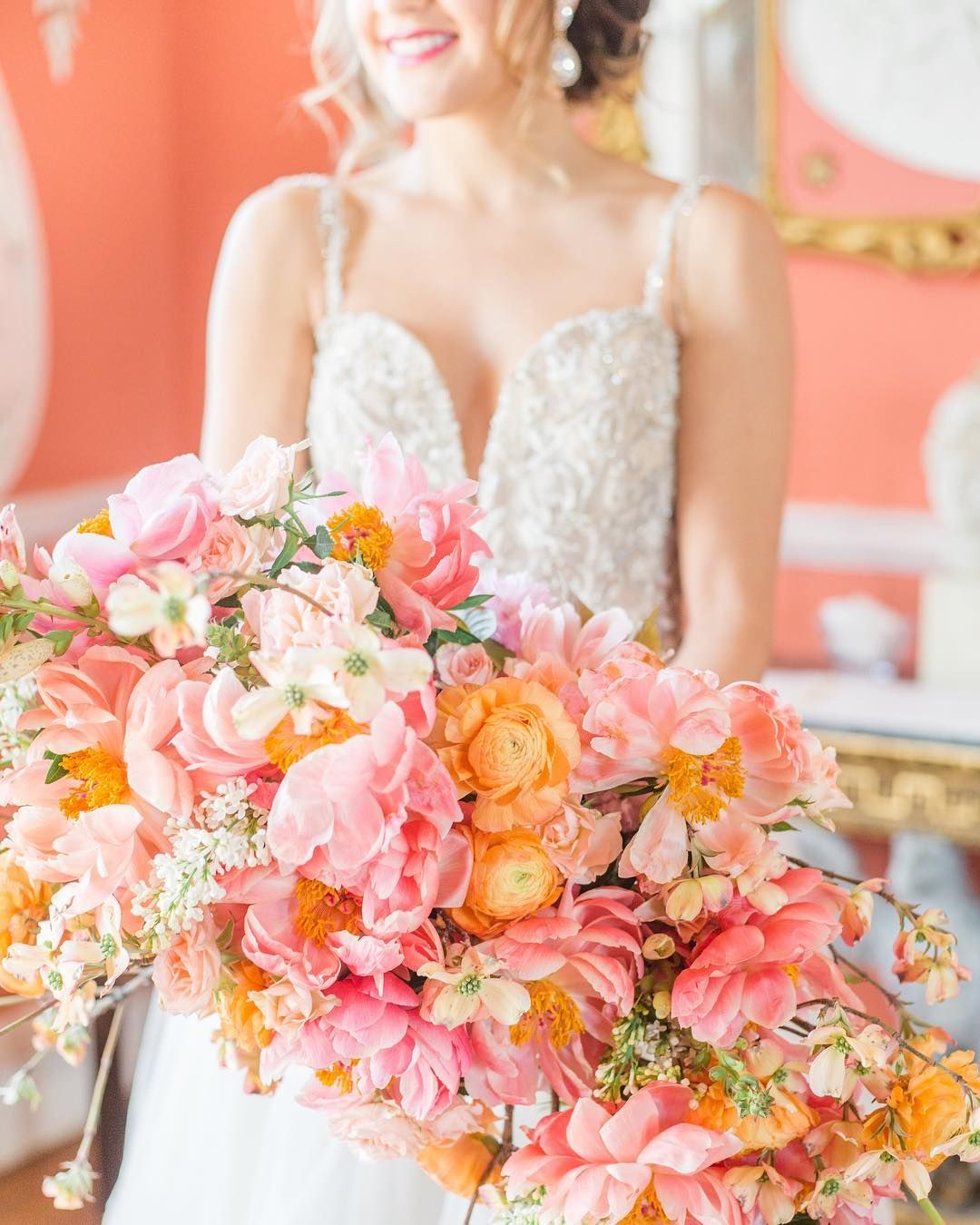 Living Coral Wedding Ideas for Any Season