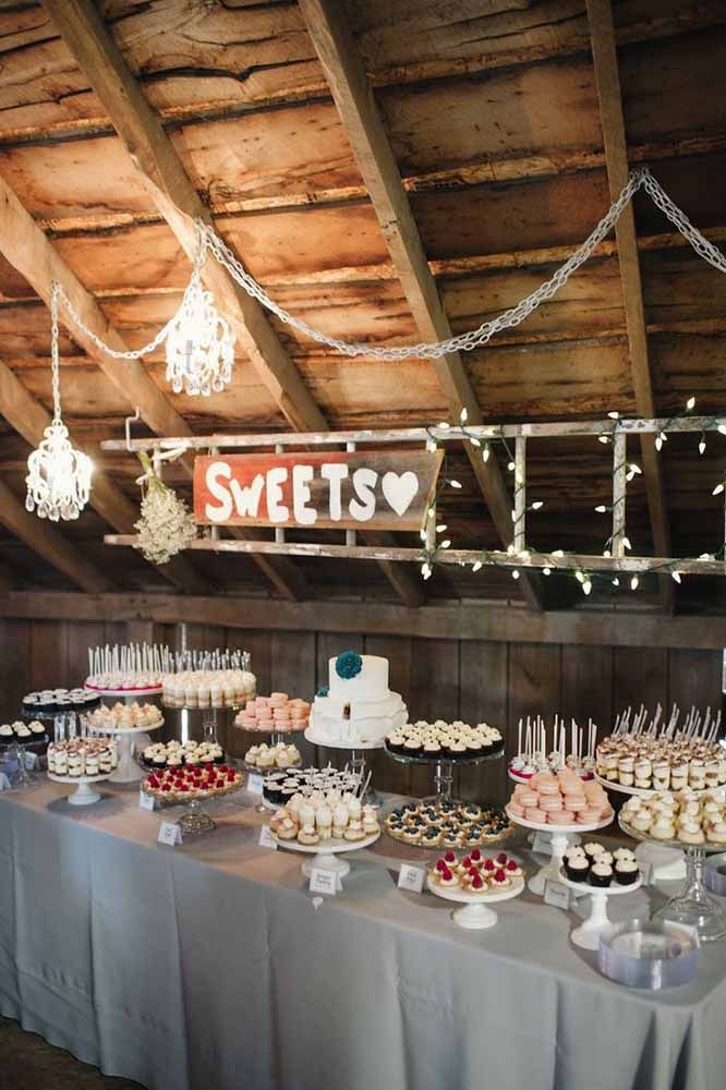 Mouth-watering Wedding Dessert Table Ideas