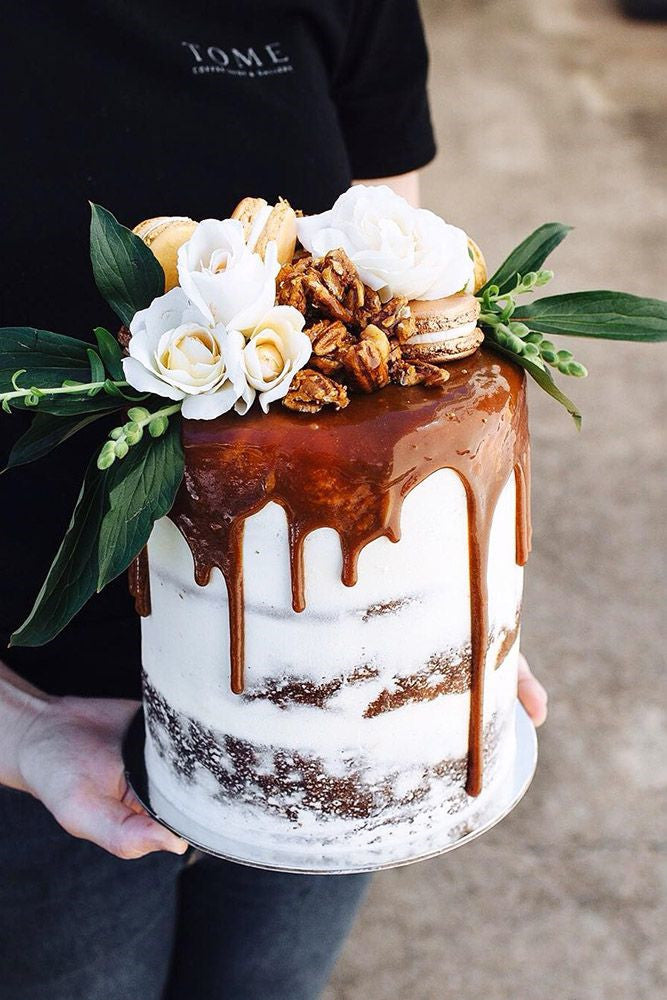 Mouthwatering Drip Wedding Cakes You cant Resist