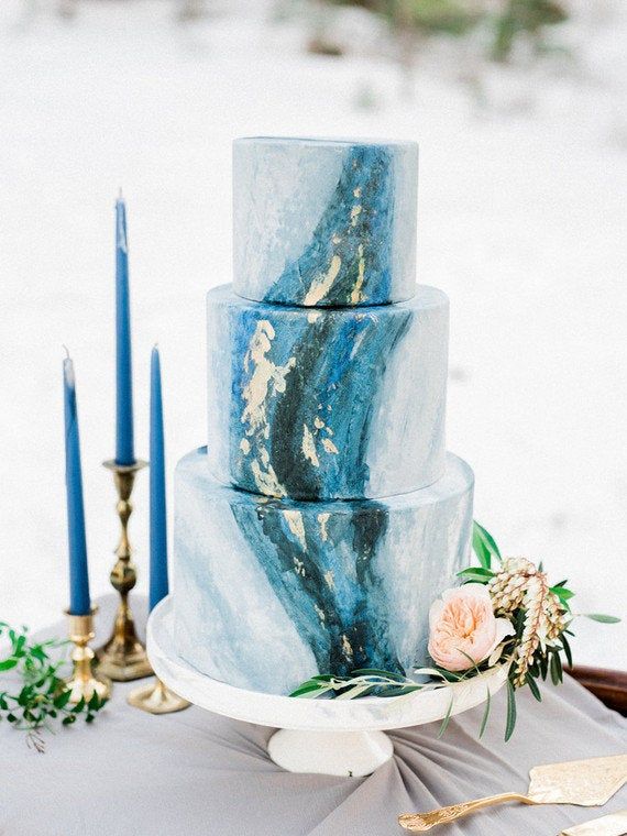 Watercolor Wedding Cakes Your Guests Will Wow