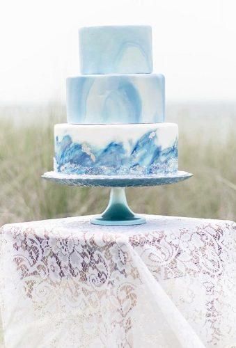 Watercolor Wedding Cakes Your Guests Will Wow