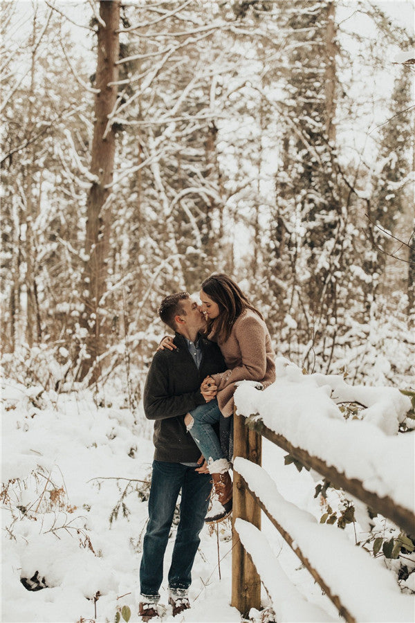 Winter Engagement Photos In Different Styles