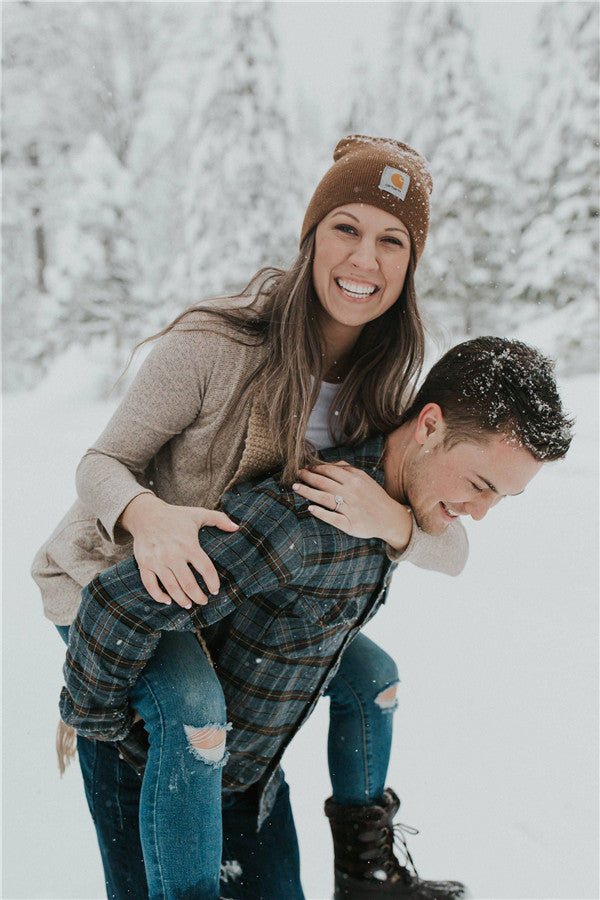 Winter Engagement Photos In Different Styles