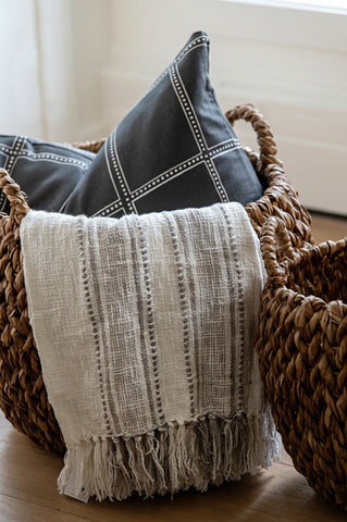 Basket and Pillows