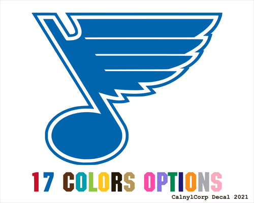 St Luis Blues Cardinals MASH UP Vinyl Decal/ Sticker 10 Sizes