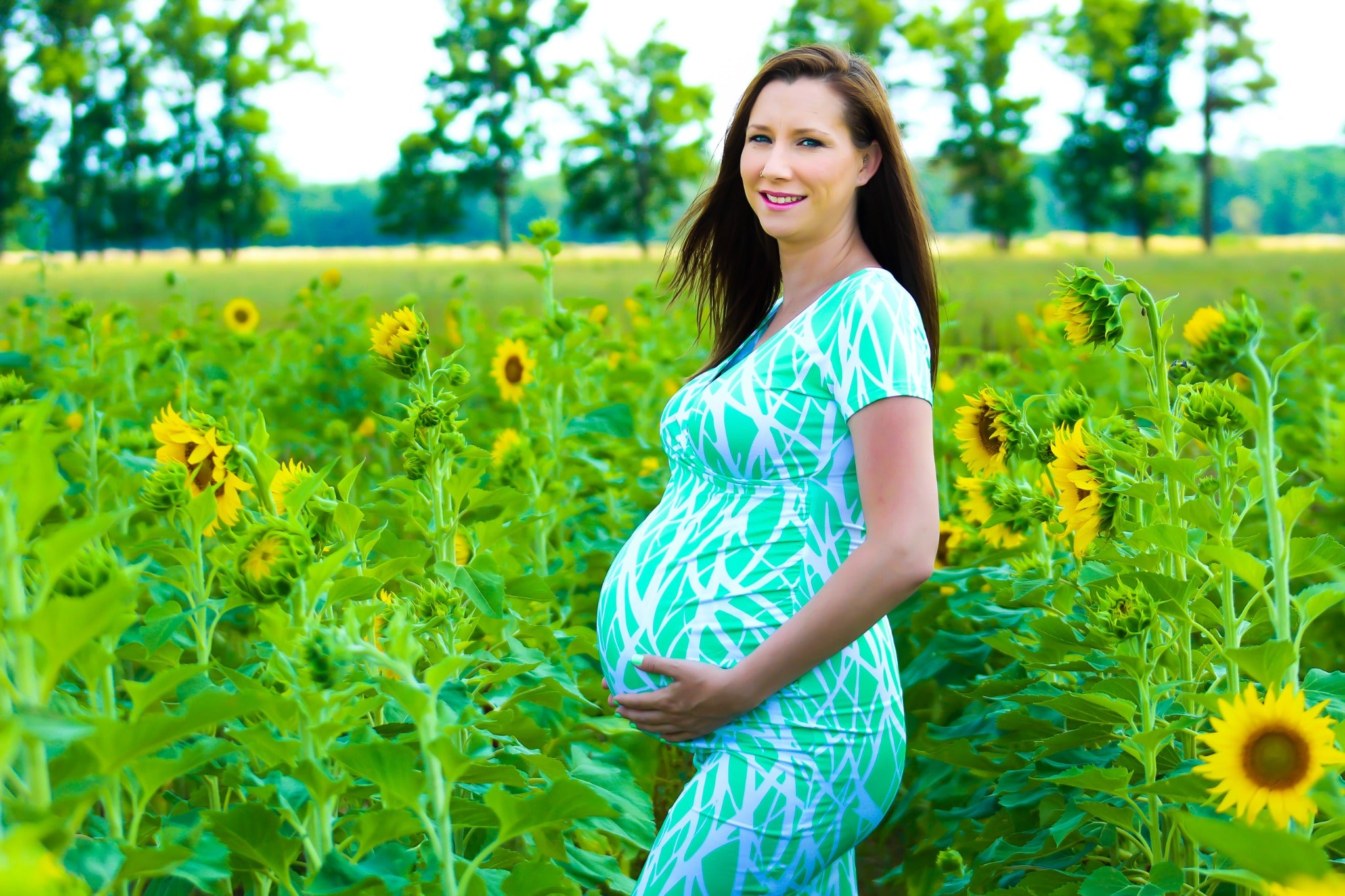 Sunflower Maternity Pictures