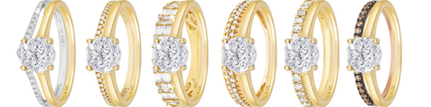 Different Wedding Bands by Sunsonite Jewellery Boutique in 9ct Yellow Gold