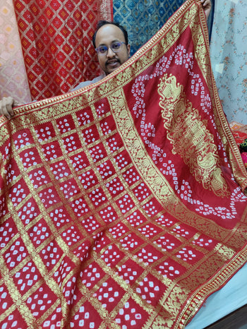 bandhani saree for women