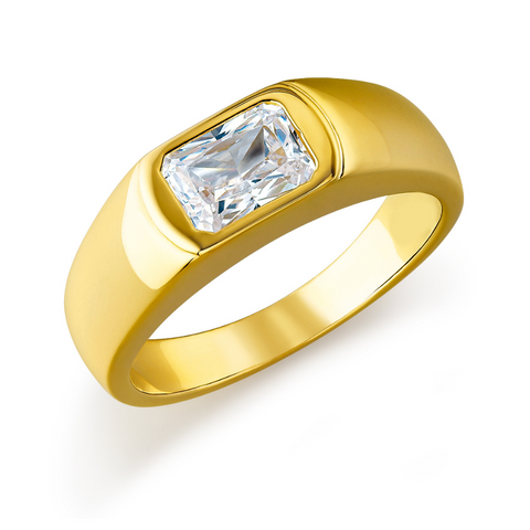 Le Mans Solitaire Ring