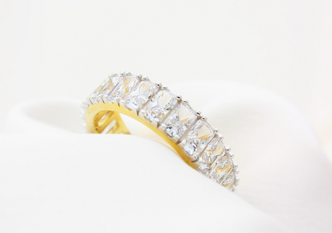 Radiant Cut Eternity Ring