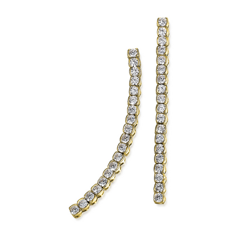 Tru-Diamonds Diamond Cascading Earrings