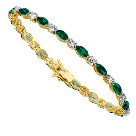 Tru Emerald Cascade Bracelet