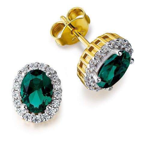 Tru-Emerald Cincature Earrings