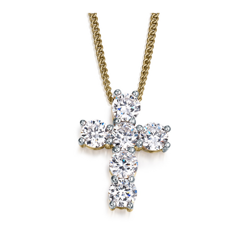 Tru-Diamonds Truly Divine Cross Pendant