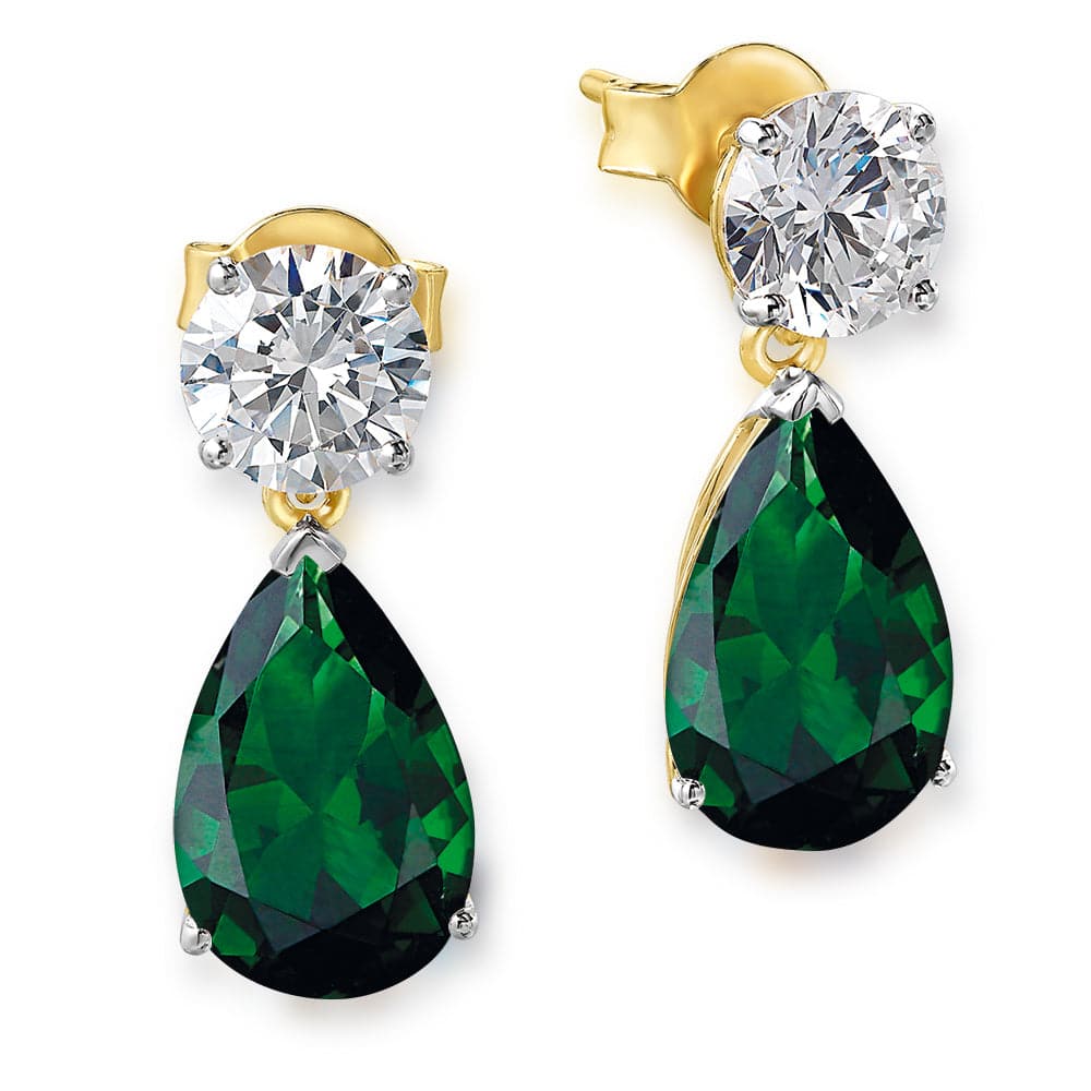 tru-emerald chéri amour earrings