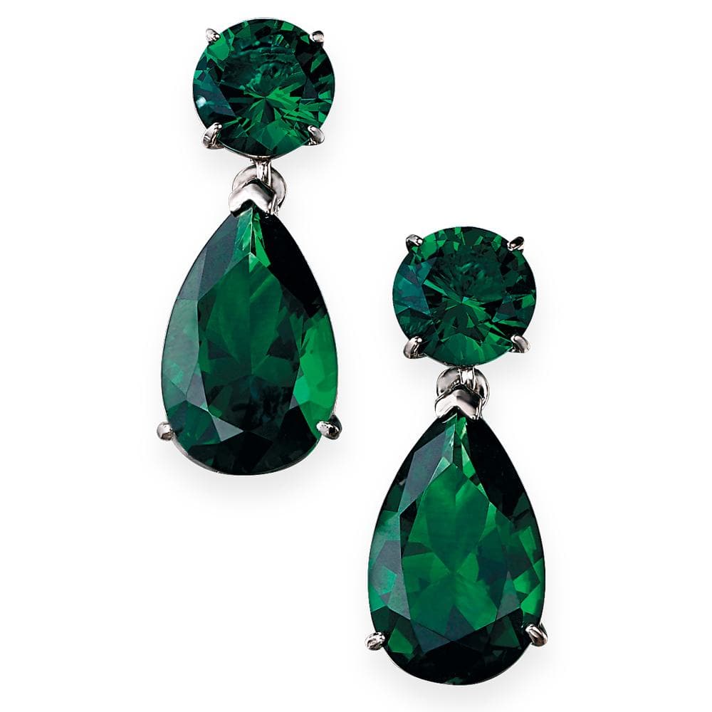 boldly beautiful tru-emerald earrings