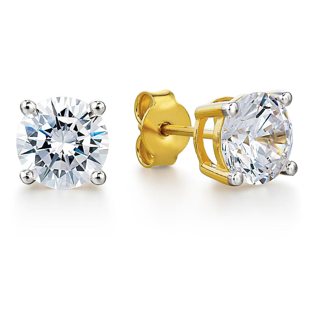 4 ct. t.w. solitaire earrings