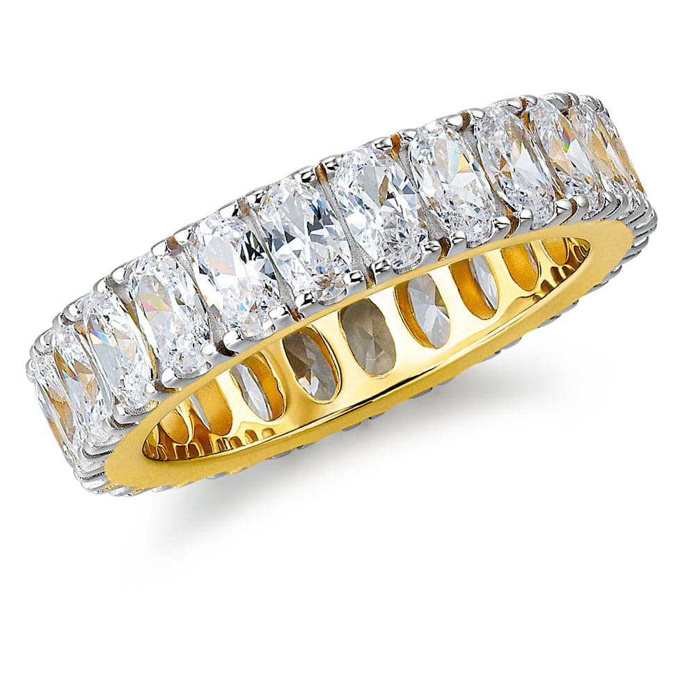 5.5 ct. t.w. oval cut  eternity ring