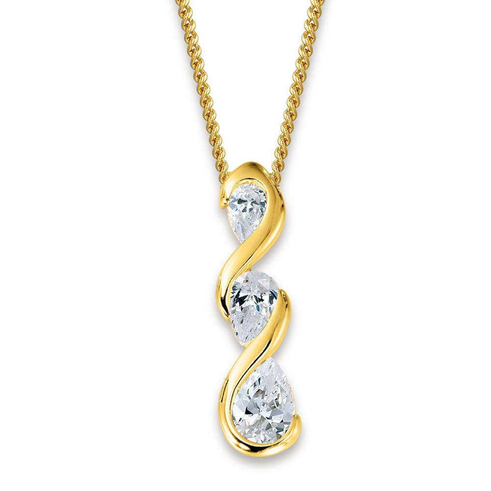 Three Stone Diamond Station Necklace - 991DVRIADFGNKYG – Rocky Point  Jewelers