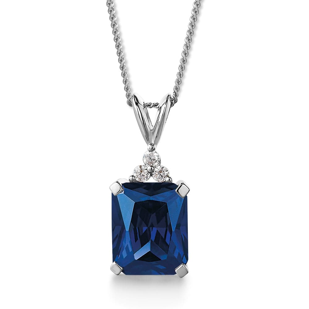 sapphire inspiration pendant