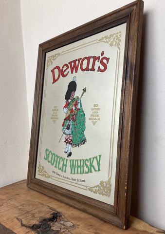 Dewars Scotch Whisky Advertising Mirror