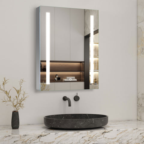 80-140 cm LED Badezimmerspiegel mit Beleuchtung