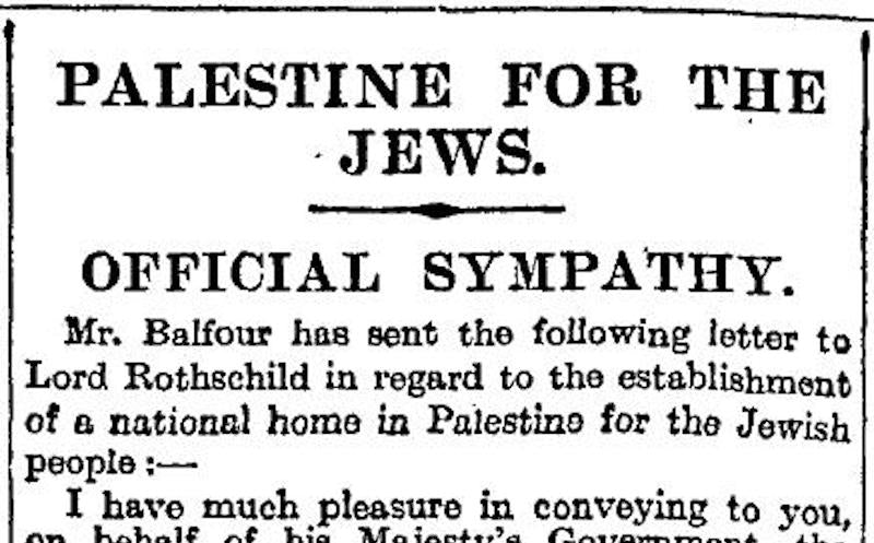 Декларация Бальфура 1917. Balfour Declaration of 1917. Декларация бальфура