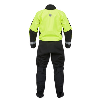 Mustang Sentinel Series Water Rescue Dry Suit - Fluorescent Yellow Green-Black - Large 2 Short [MSD62403-251-L2S-101]