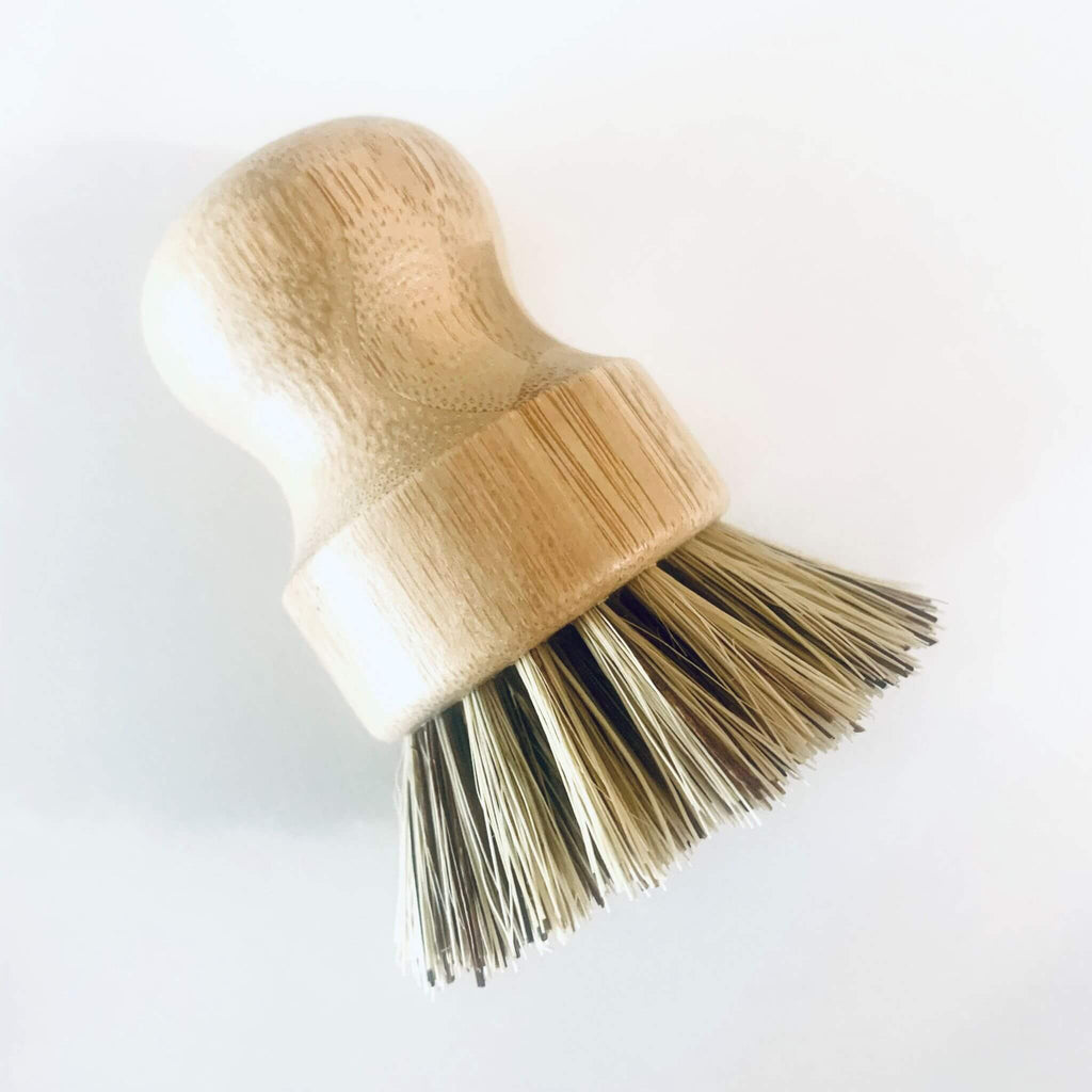 Bamboo Sisal/Palm Fiber Vegetable Brush-Zero Waste Natural Kitchen Scr –  Smile Boutiques