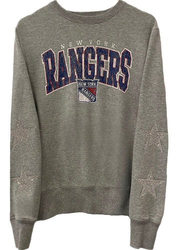 New York Rangers Sweatshirt Vintage NHL Logo - Anynee