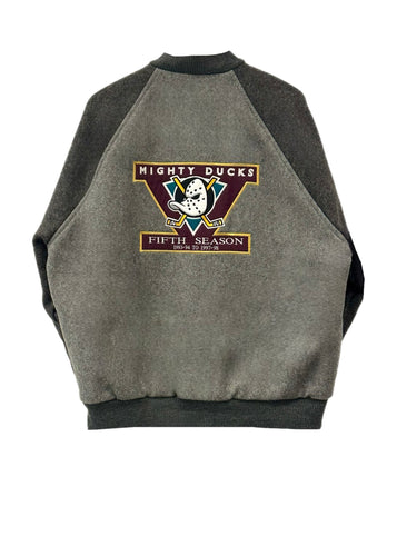 Rare Nutmeg Mills Anaheim Mighty Ducks Hockey Bomber Jacket, Excellent  Condition