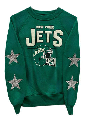 ShopCrystalRags Philadelphia Eagles, NFL One of A Kind Vintage “Rare Find” Hoodie with Crystal Star Design.