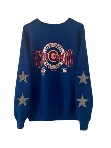 LA Dodgers, MLB One of a KIND Vintage Sweatshirt with Crystal Star Des –  ShopCrystalRags