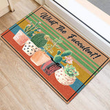 Garden What The Fucculent Doormat