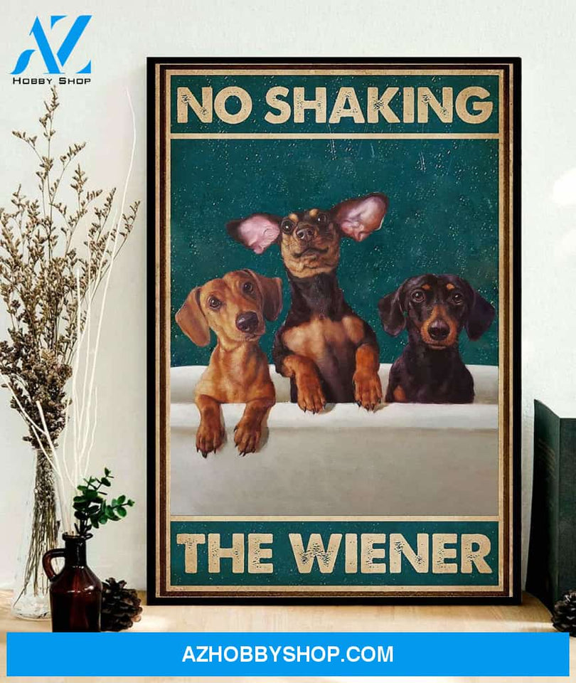 Dachshund Dog Poster, Vintage Poster, Dog Nice Butt Poster, Funny Nice Butt Poster, Funny Dog Canvas And Poster, Wall Decor Visual Art