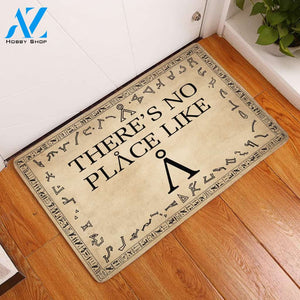 There's No Place Like Doormat Welcome Mat House Warming Gift Home Decor Funny Doormat Gift Idea