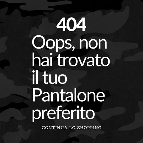 404 pagina non trovata