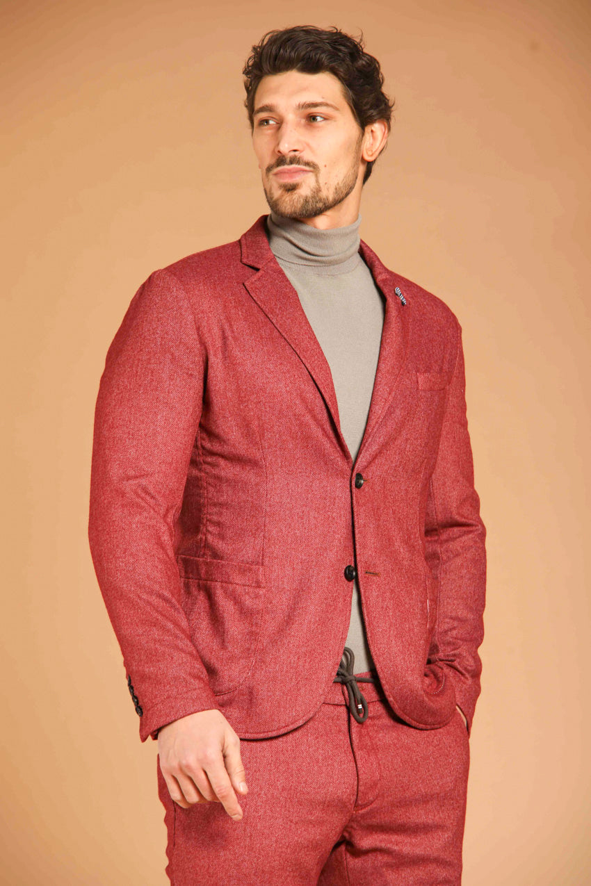 Da Vinci blazer uomo in flanella effetto lana regular fit - Masons product image