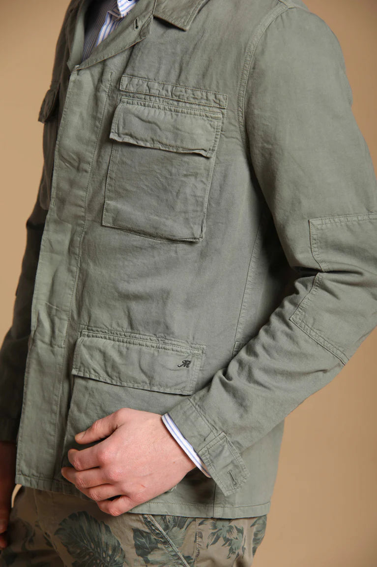 Flyshirt Hemd-Jacke Herren in Hanf