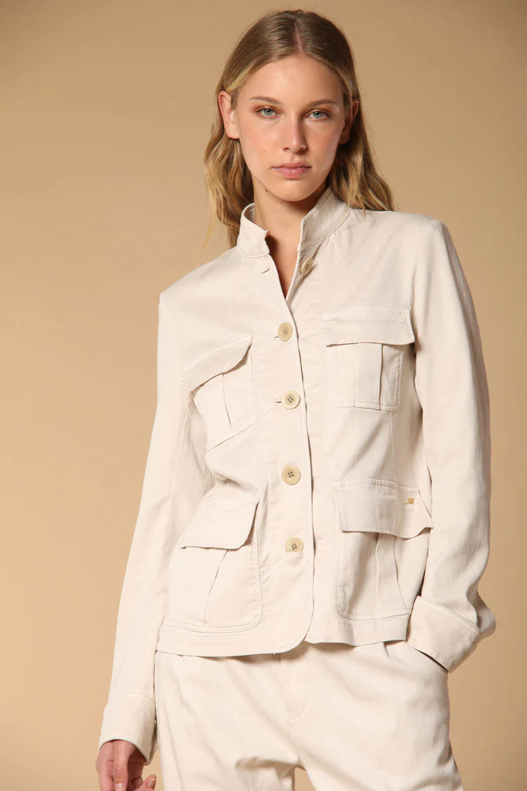 Field Jacket Karen en molleton extensible