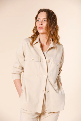 field jacket donna in jersey modello City Field di mason's