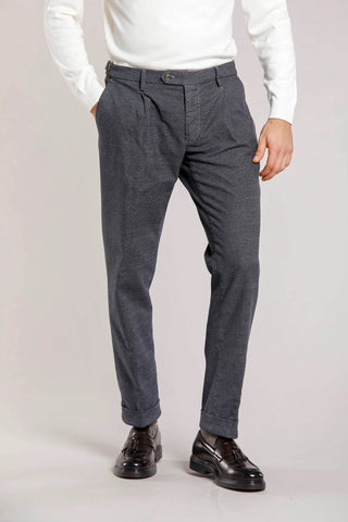 pantalon chino homme micro pied de poule modèle genova style de mason's