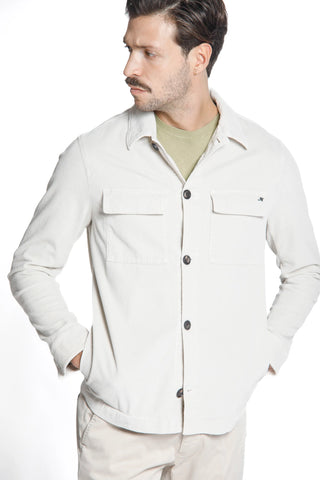 Steve overshirt uomo in velluto di mason's