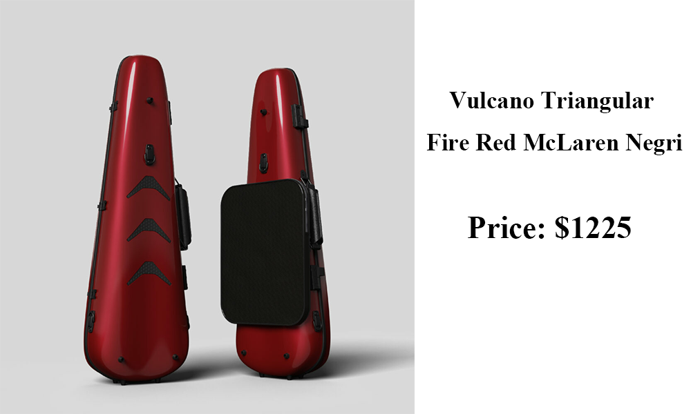 Vulcano Triangular Fire Red McLaren Negri-fiddlover violin shop