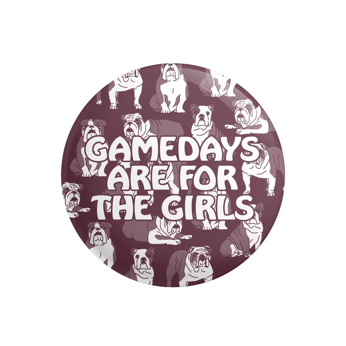 Mississippi State University Game Days Pals Button